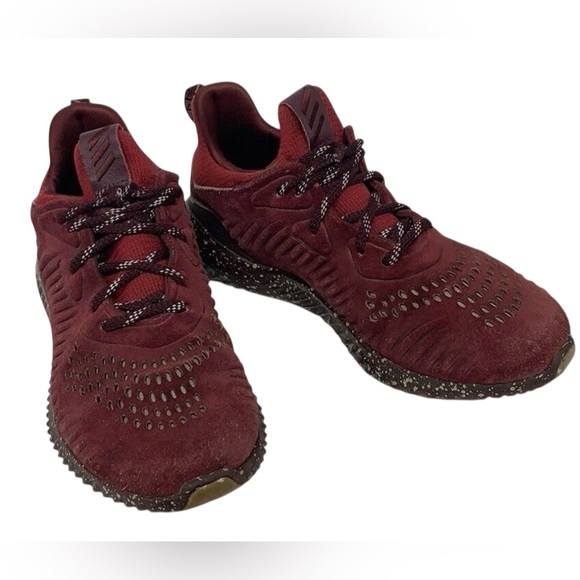 Adidas AlphaBounce LEA Leather Running Shoes 7 - Picture 3 of 13
